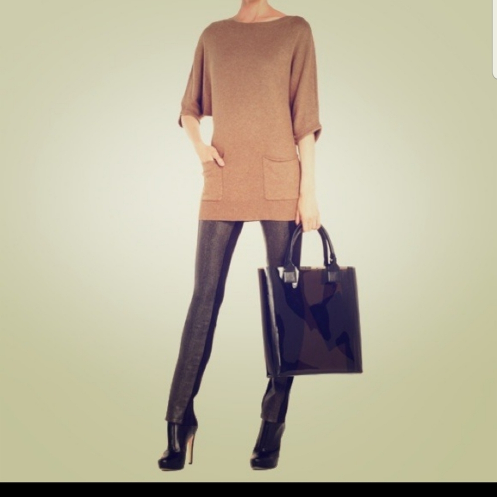 BCBG Nevena sweater in camel color